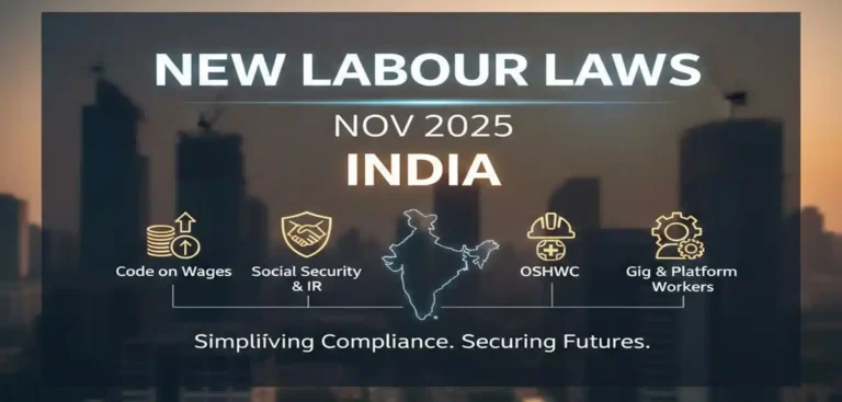 New Labour Law 2025 India